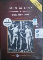 Paradise Lost written by John Milton performed by Simon Vance on MP3 CD (Unabridged)